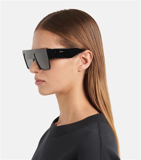 black flat top sunglasses celine|authentic Celine sunglasses.